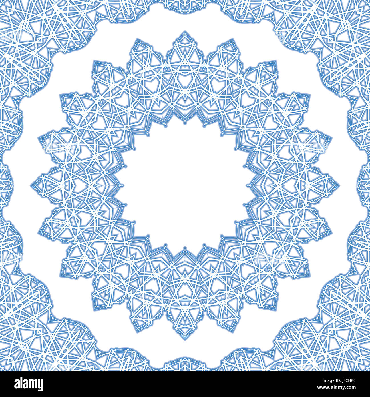 Abstract blue pattern on white Stock Photo - Alamy