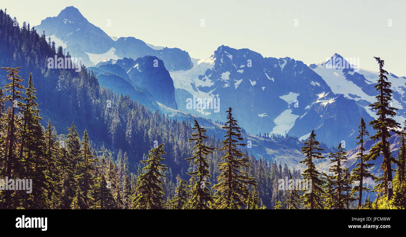 Mt Baker Area Stock Photo Alamy