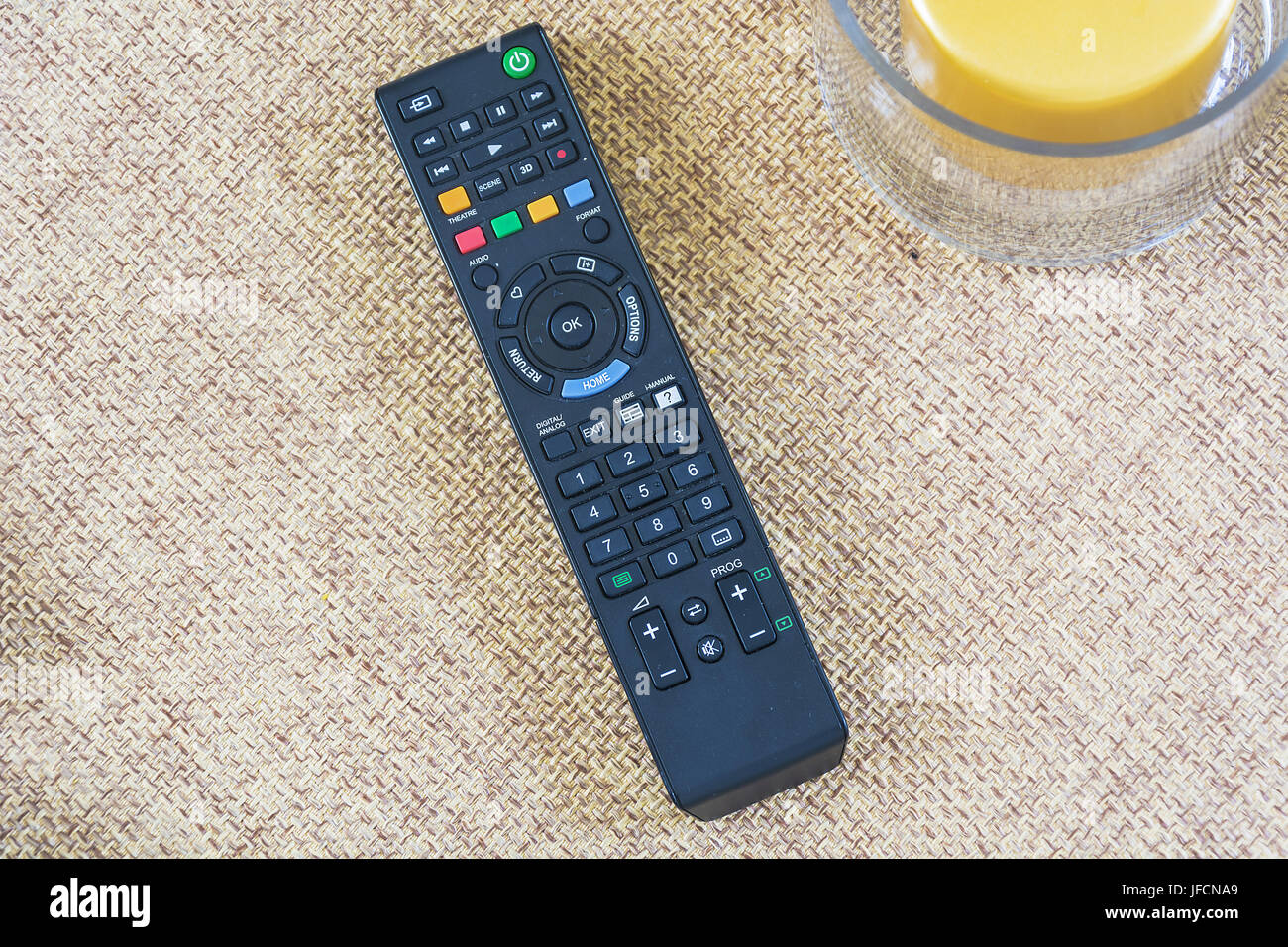 Top view remote controller hi-res stock photography and images - Alamy