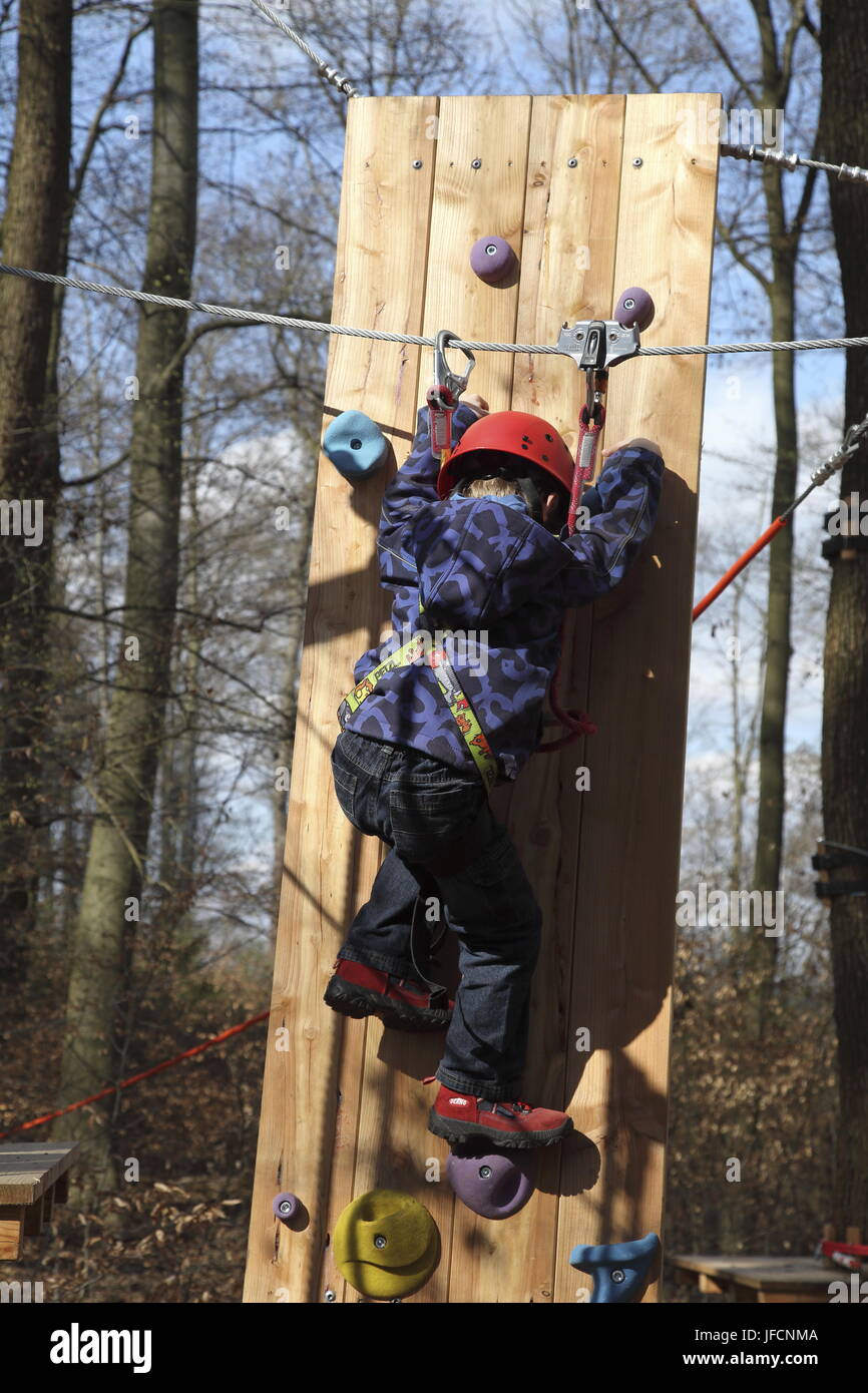 Climbing in the forest Stock Photo Alamy