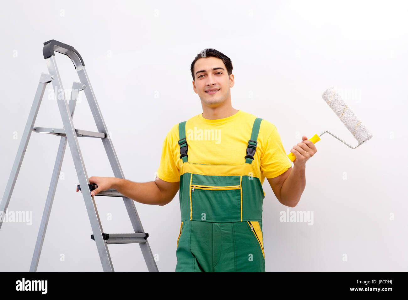 Construction worker working at the site Stock Photo - Alamy
