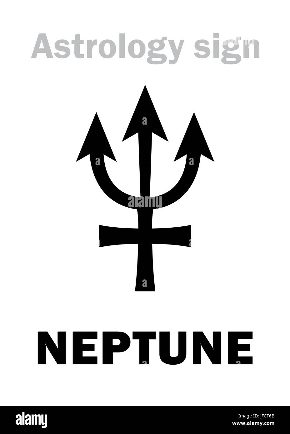 Astrology NEPTUNE Stock Photo Alamy
