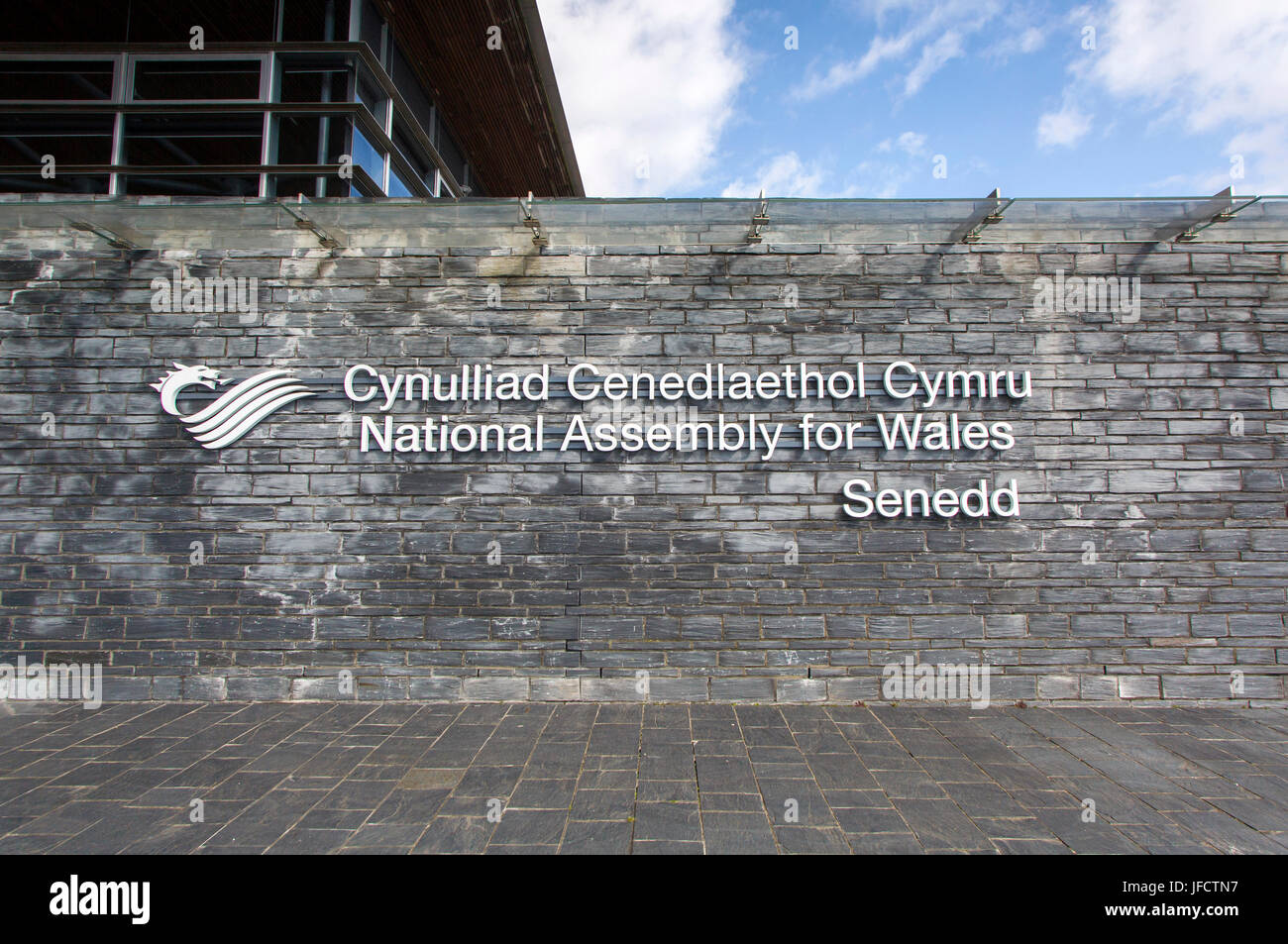 National Assembly of Wales Cardiff Stock Photo Alamy