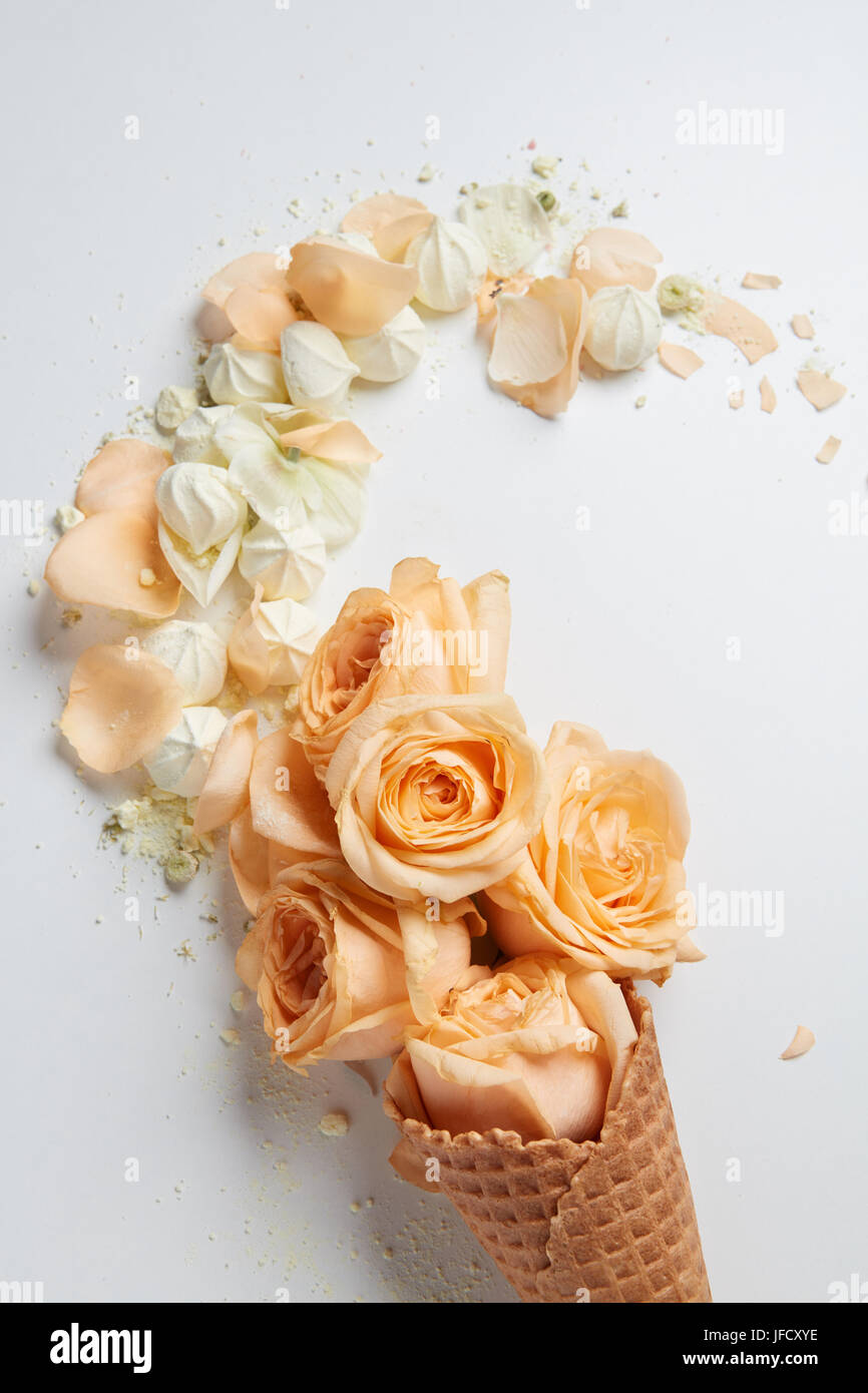 Valentine's Day ice cream Stock Photo Alamy