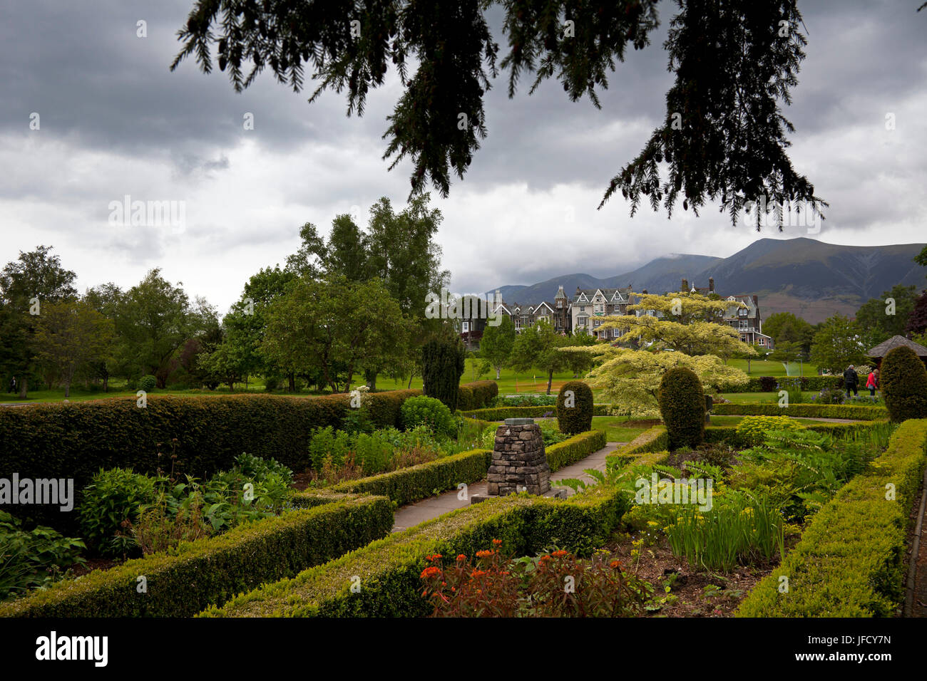 Hope Park, Keswick, Cumbria, Lake District, England Stock Photo