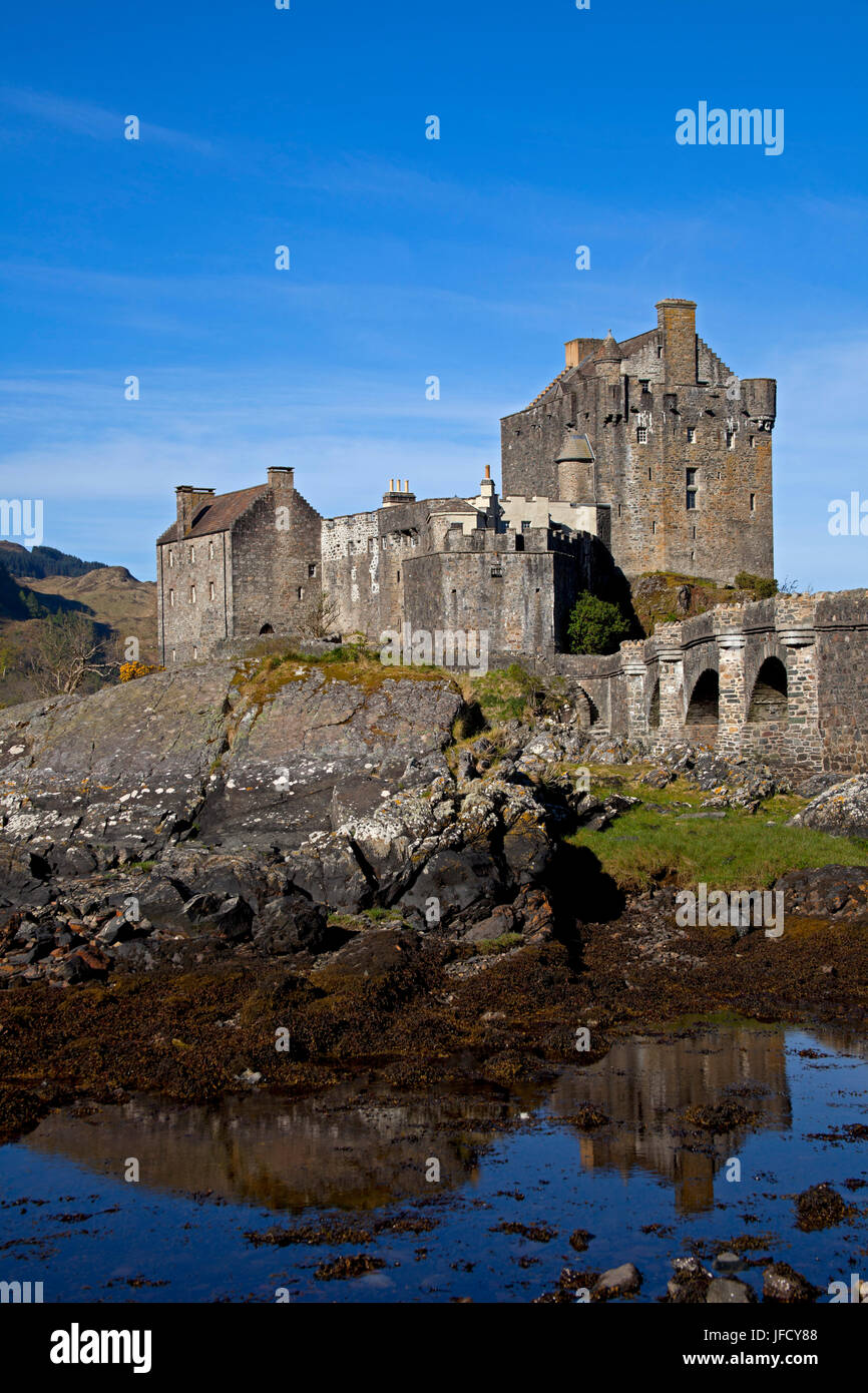 Eilean Donan Castle, Kyle of Lochalsh, Scotland Stock Photo
