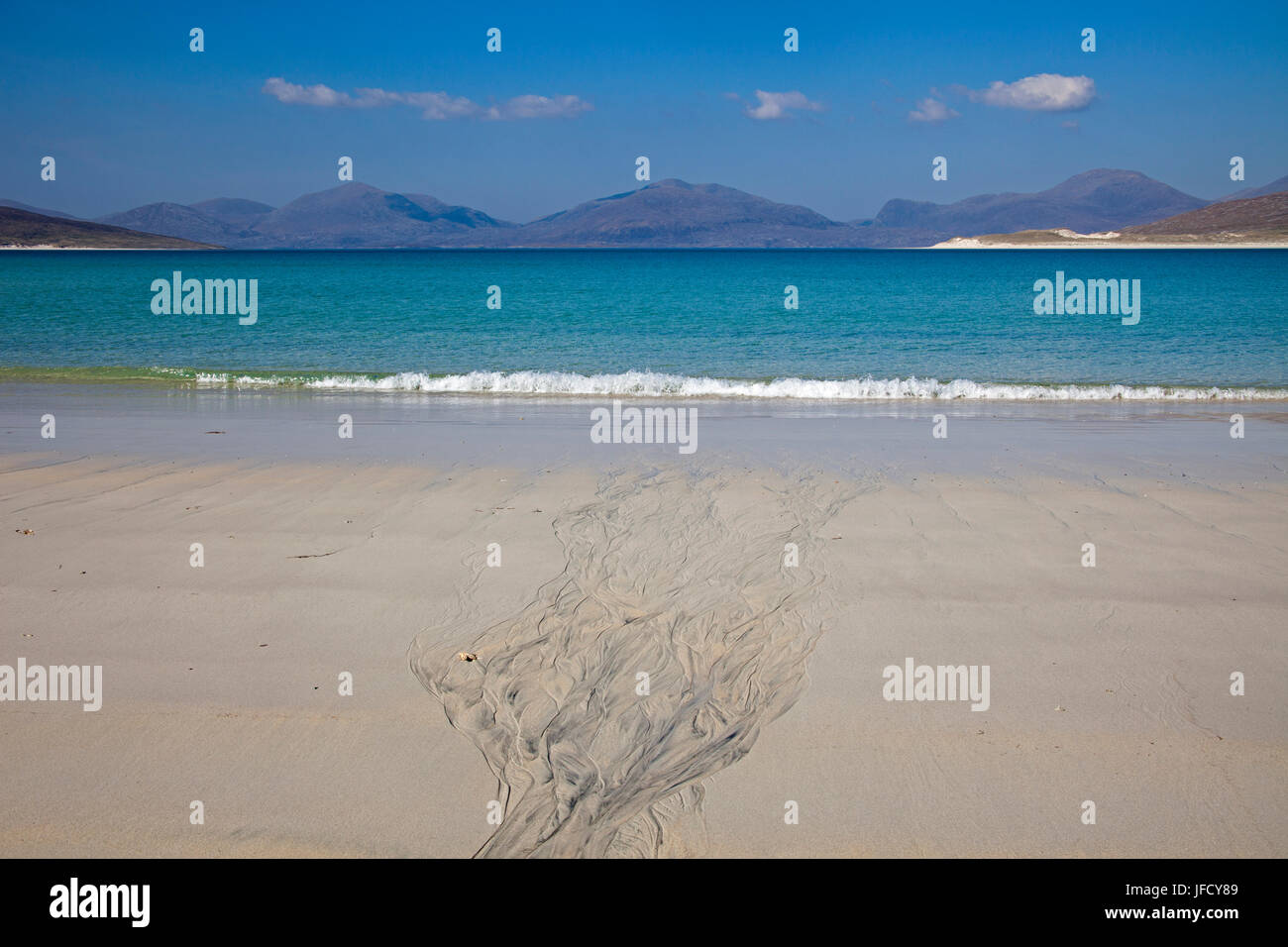 Horgabost beach, Isle of Harris, Scotland Stock Photo