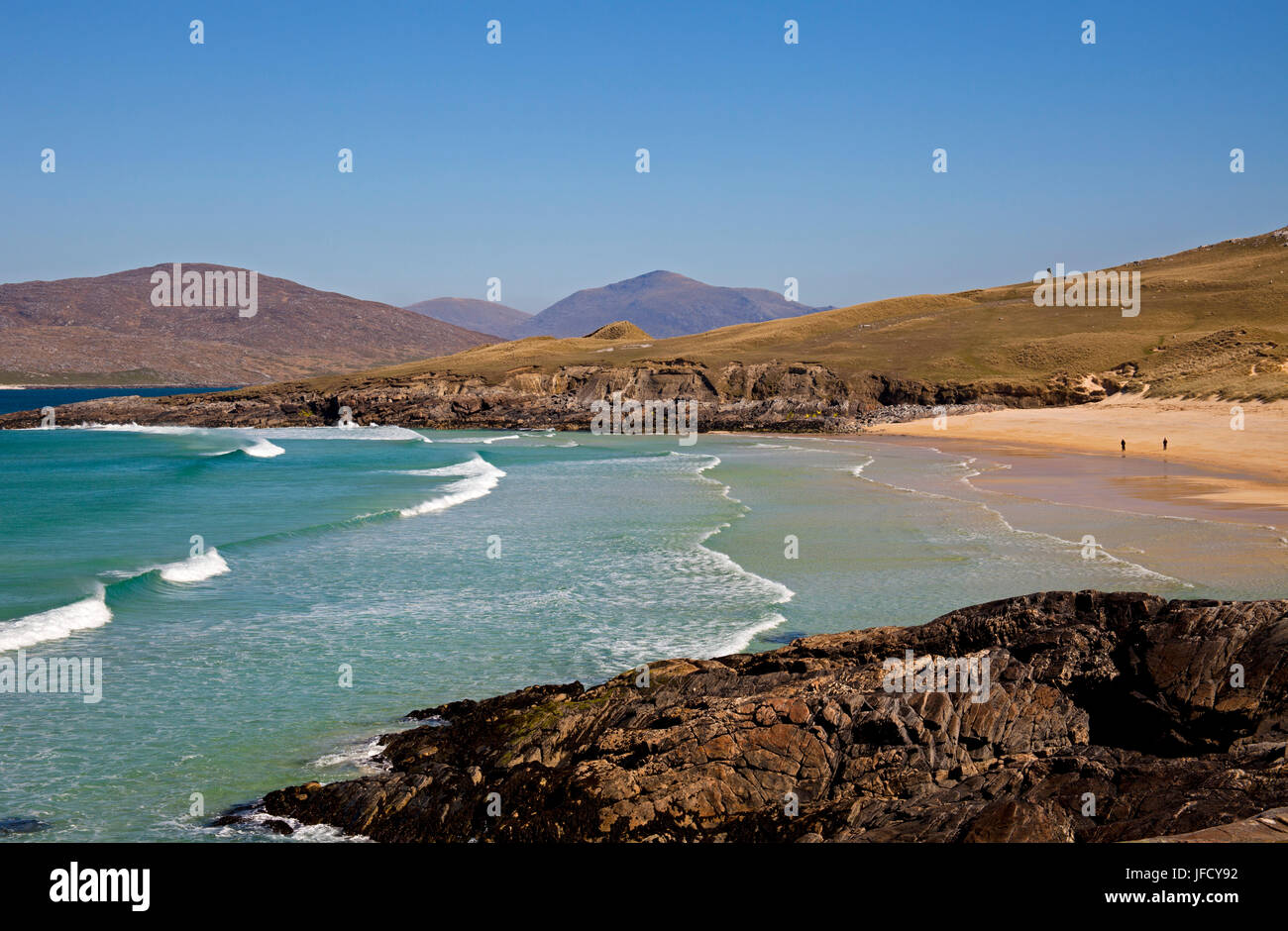 Isle of Harris, beach, outer Hebrides, Scotland Stock Photo