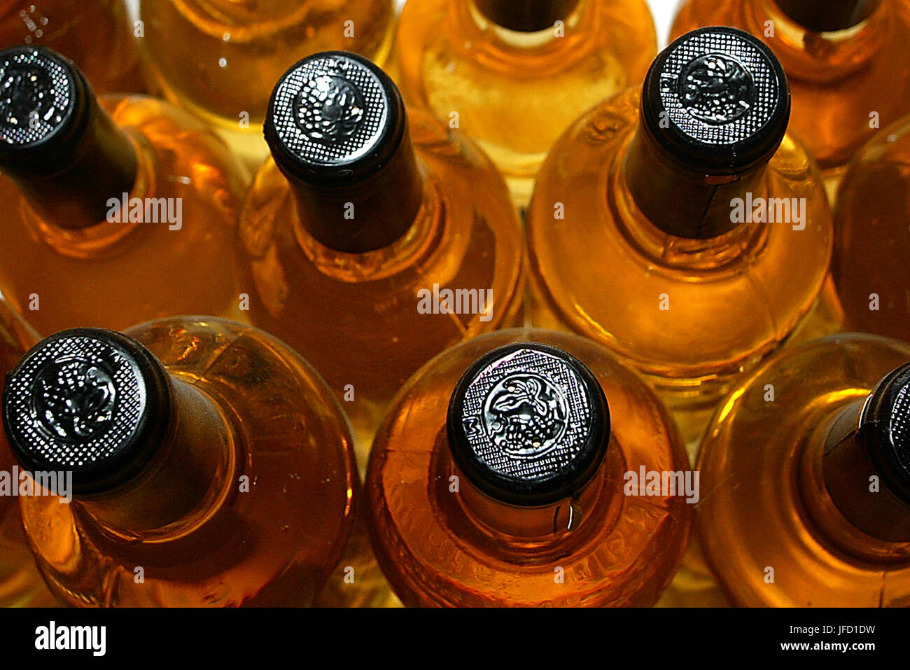 Wine Bottle Stock Photo