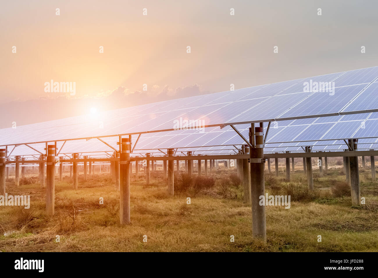 solar energy power plant Stock Photo - Alamy