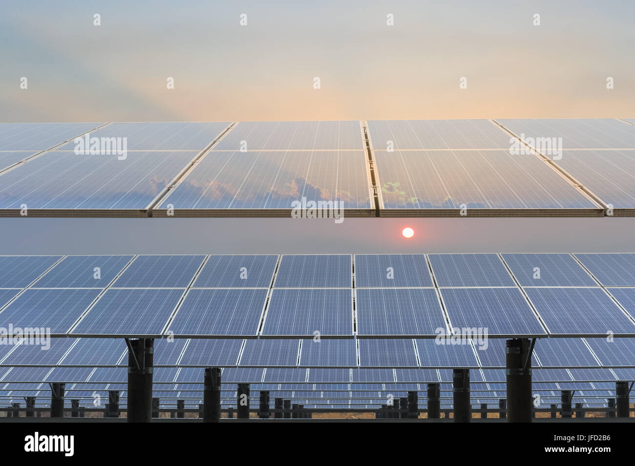 solar energy power plant Stock Photo - Alamy