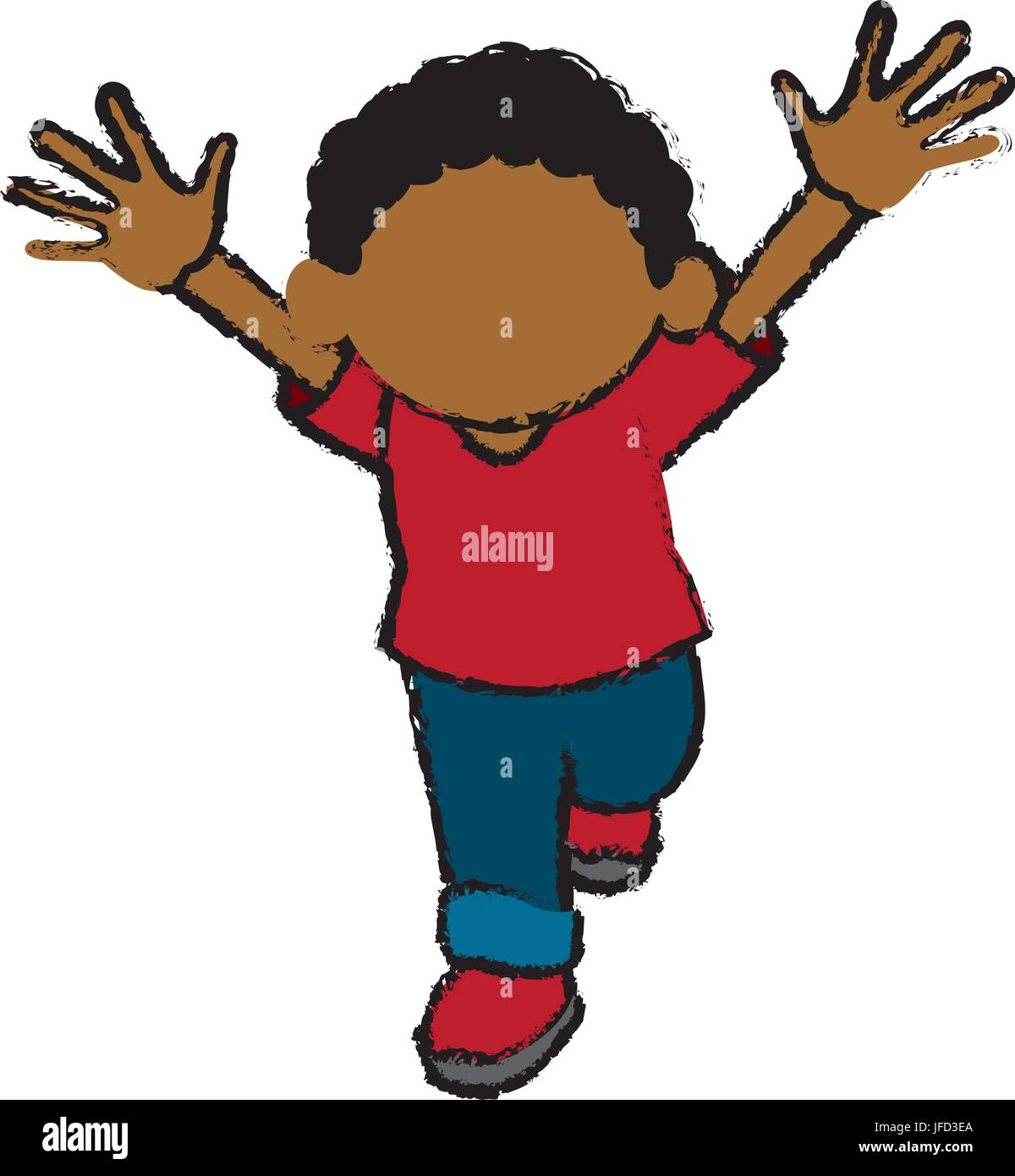 cute boy character comic young happy icon Stock Vector Image & Art - Alamy