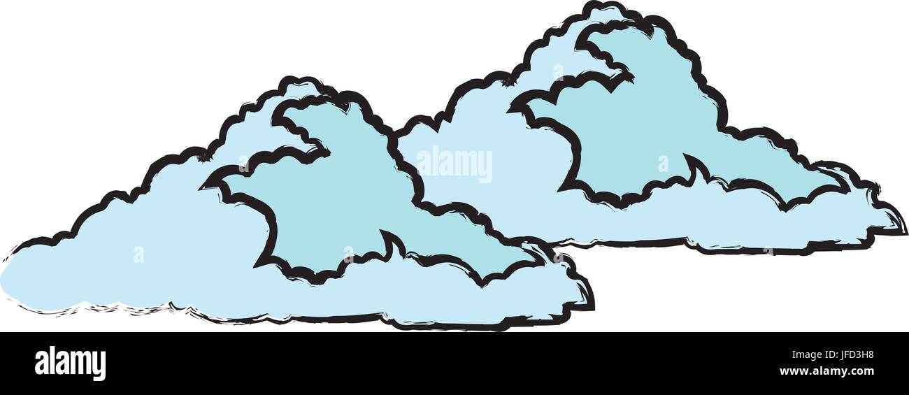 drawn cloud weather climate image Stock Vector Image & Art - Alamy