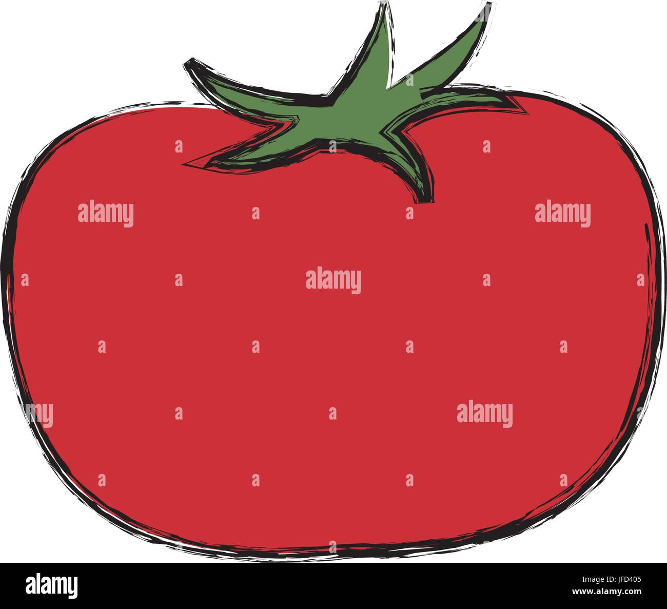 tomato vegetable nutrition food fresh product Stock Vector Image & Art ...