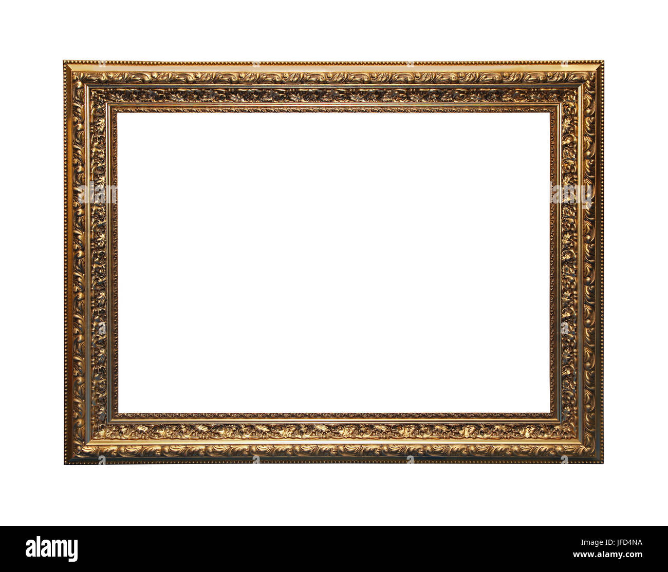 Decorative gold frame Stock Photo Alamy