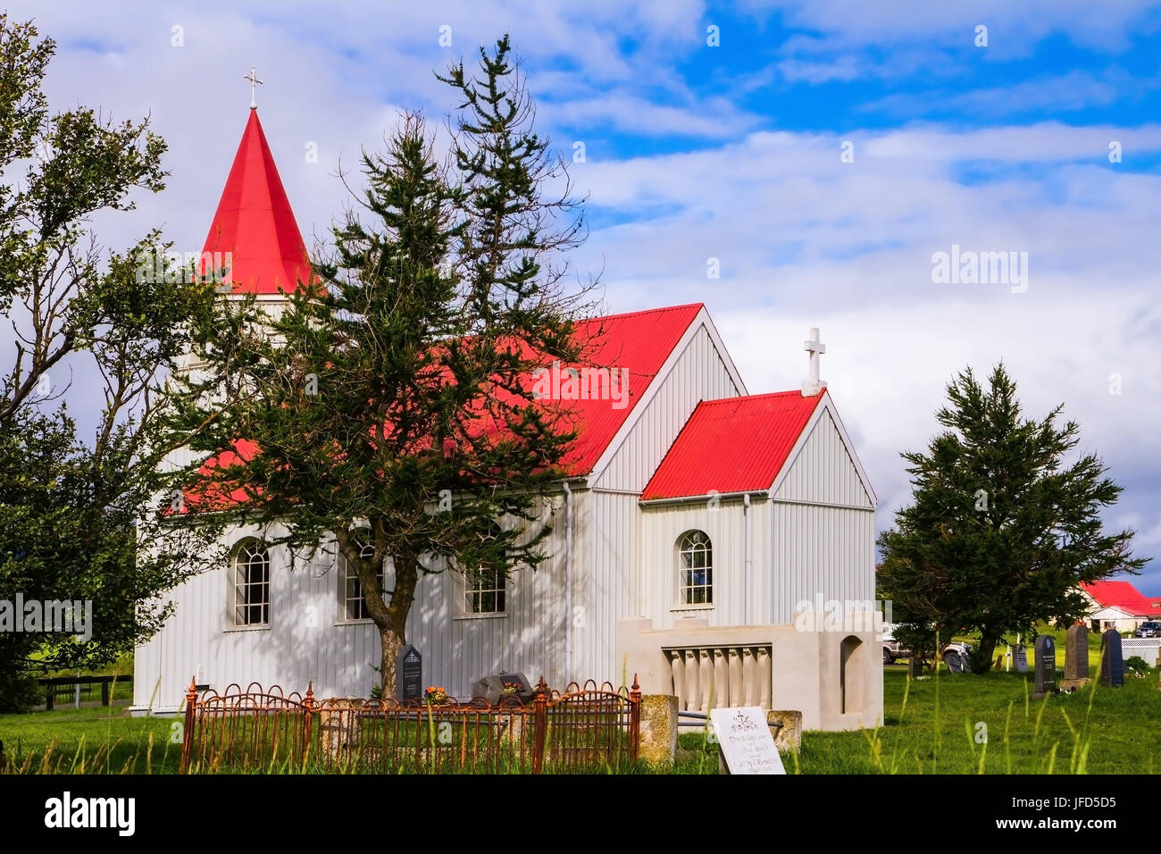 Fancy rural church Stock Photo - Alamy