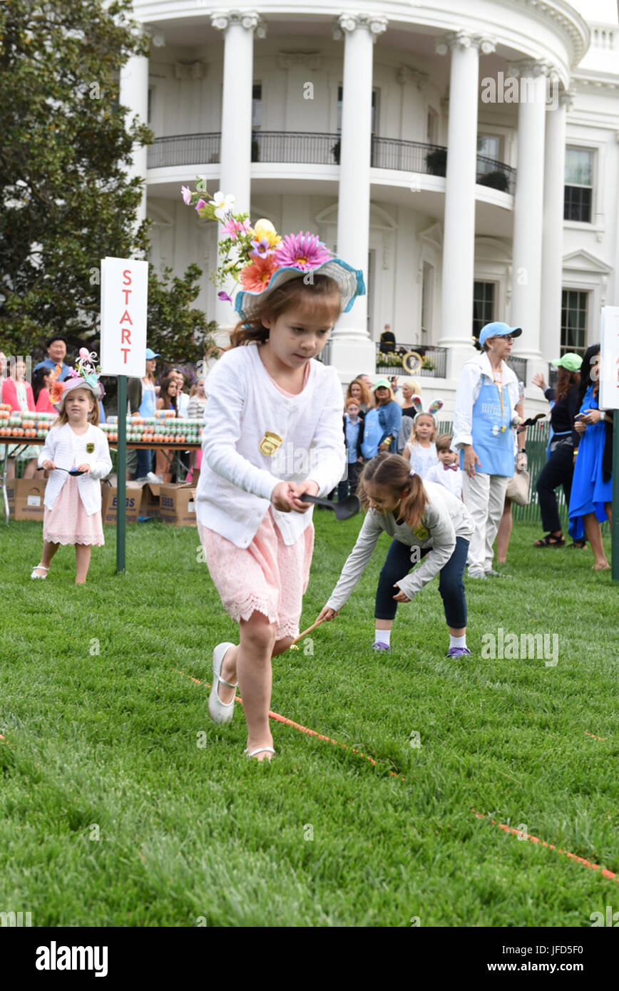 The White House Easter Egg Roll, Monday, April 17, 2017. (Official White House Photo by Joyce N. Boghosian). Stock Photo