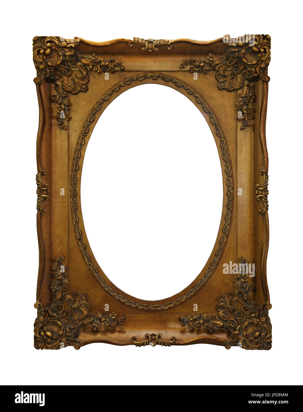 Gold decorative frame Stock Photo Alamy