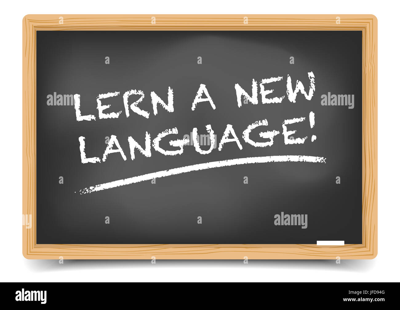 Blackboard Learn Language Stock Photo Alamy