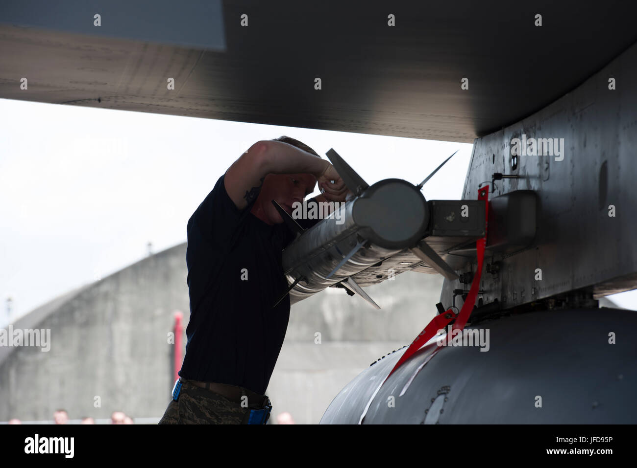 U.S. Air Force Senior Airman Dylan Hart, 44th Aircraft Maintenance Unit ...