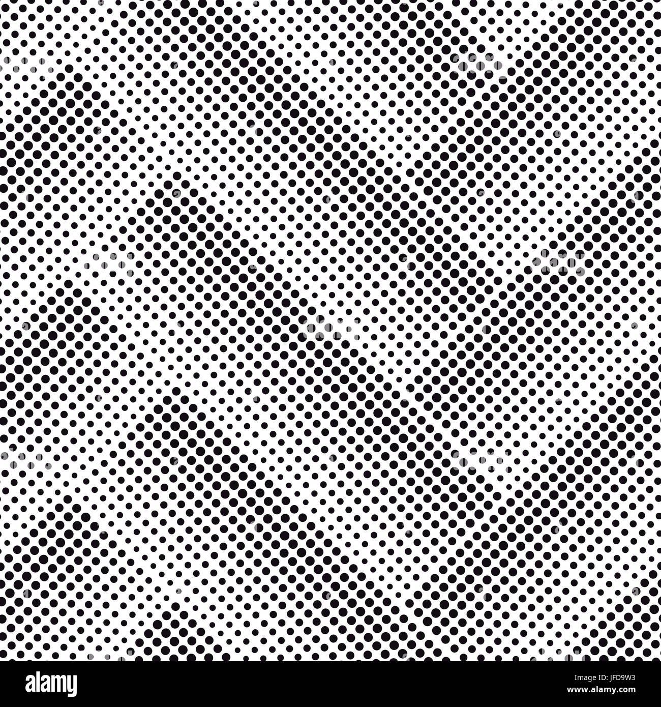 Raster dots background black white, Stock Photo