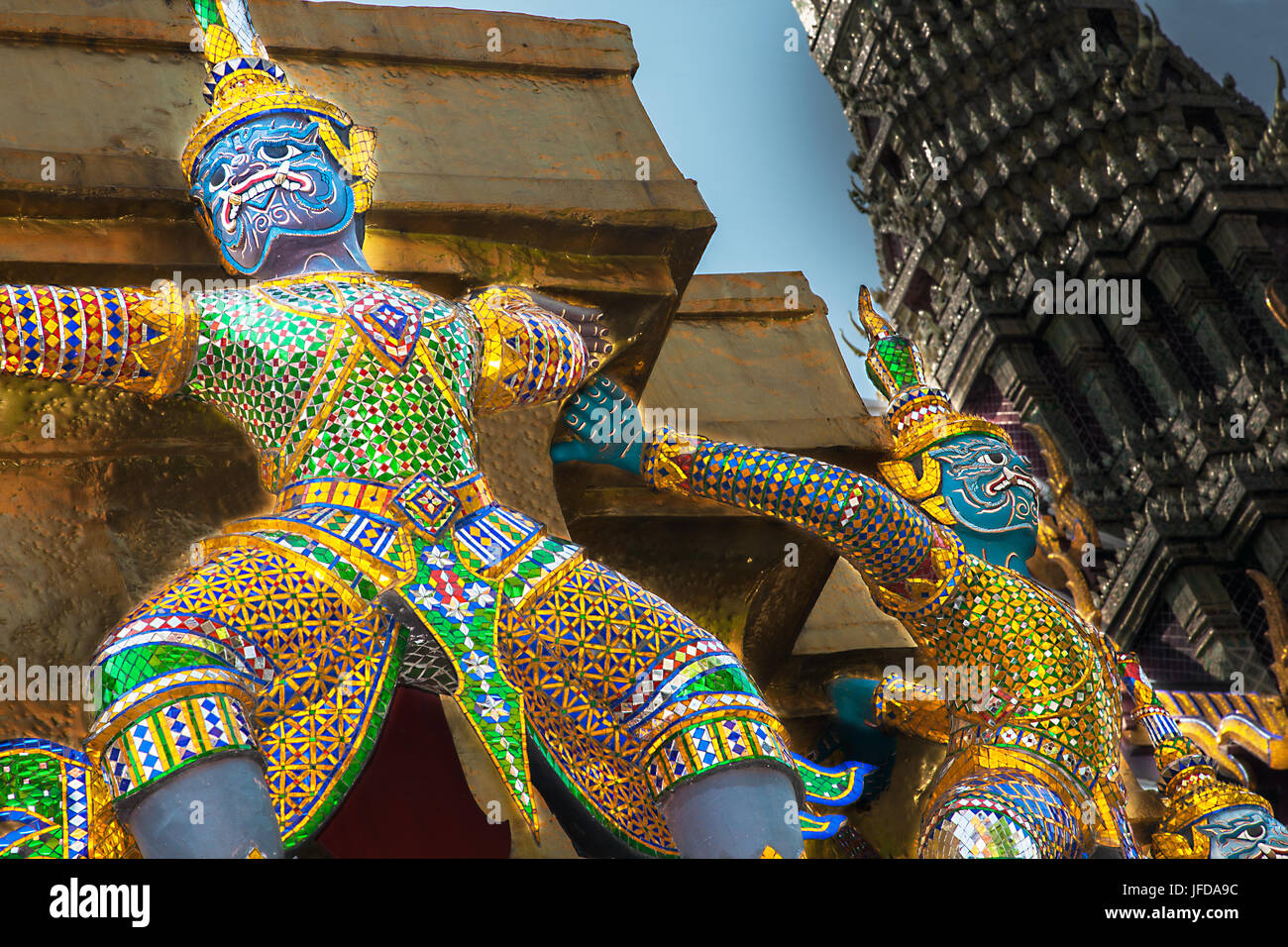 King Palace Grand Palace Bangkok Stock Photo