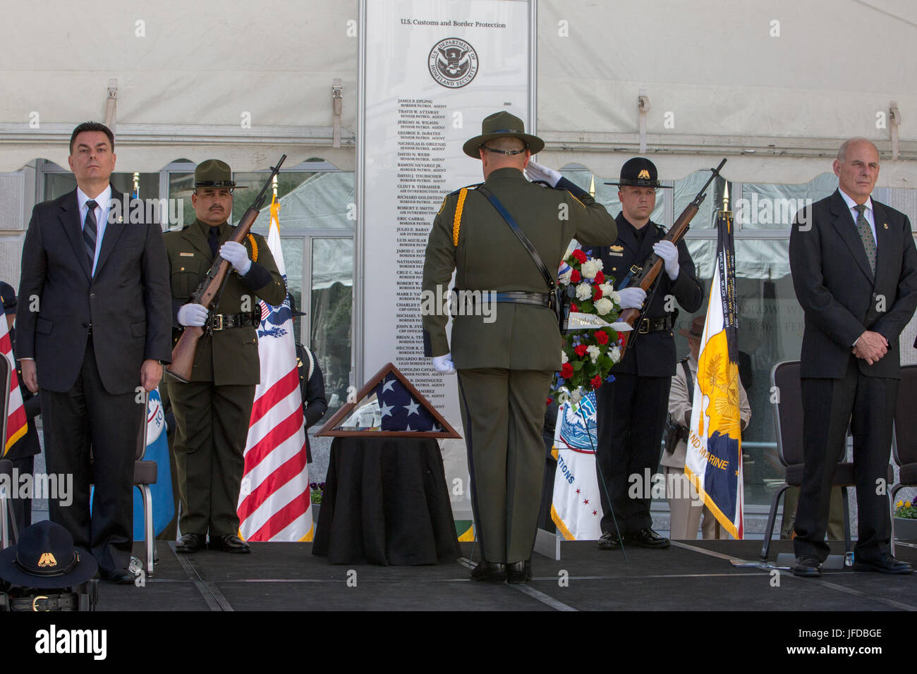 CBP held its annual Valor Memorial and Wreath Laying ceremony to honor ...