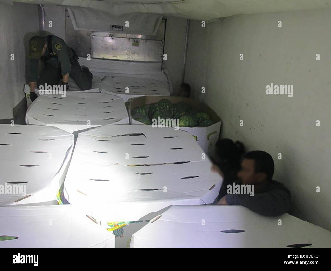 FALFURRIAS, Texas U.S. Border Patrol agents rescued five people from