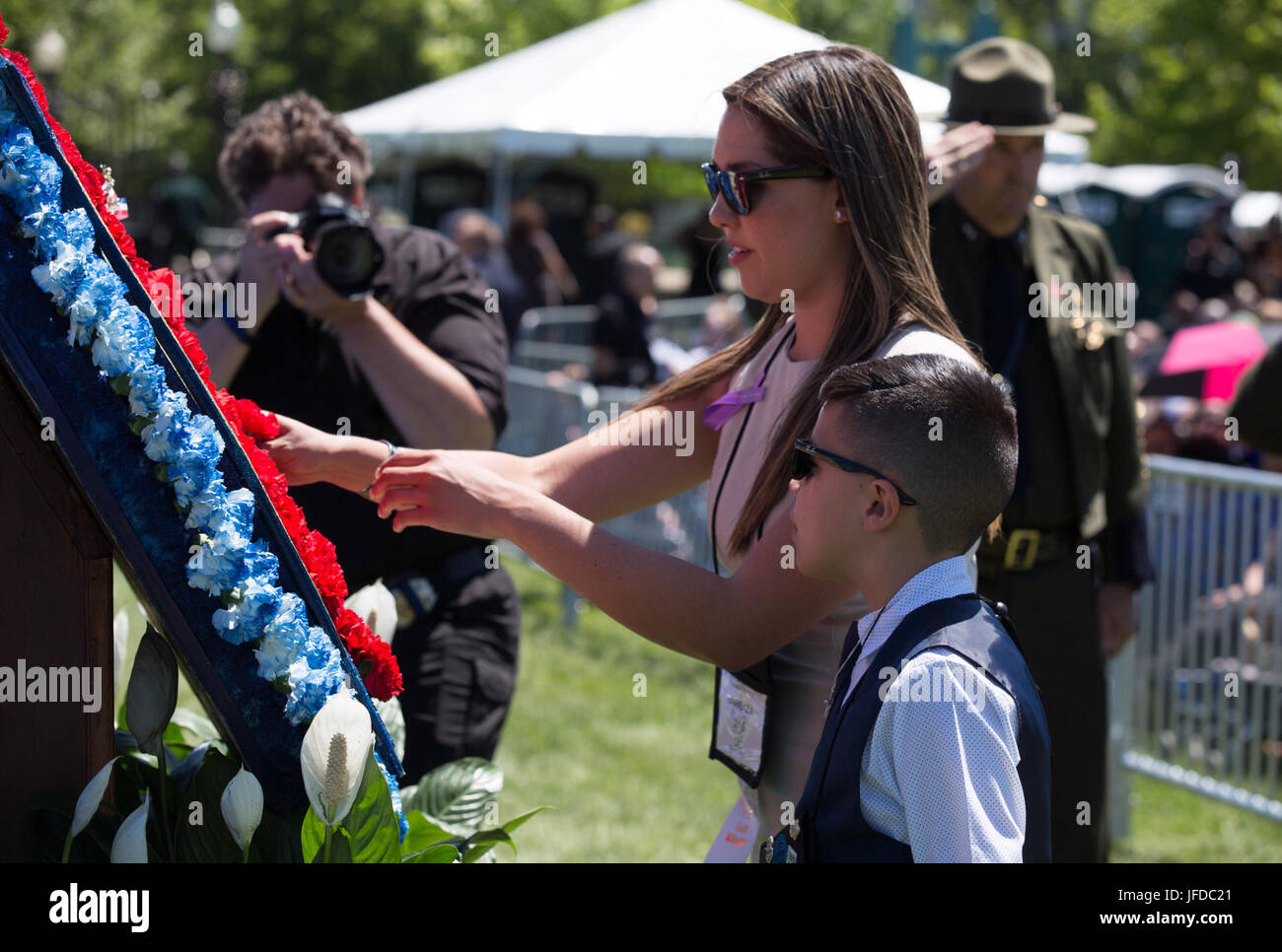 On May 15, 2017, family members of fallen U.S. Border Patrol Agent Jose ...