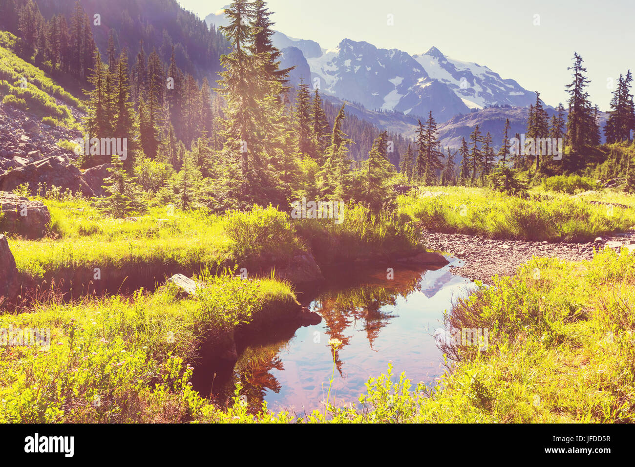 Mt Baker Area Stock Photo Alamy