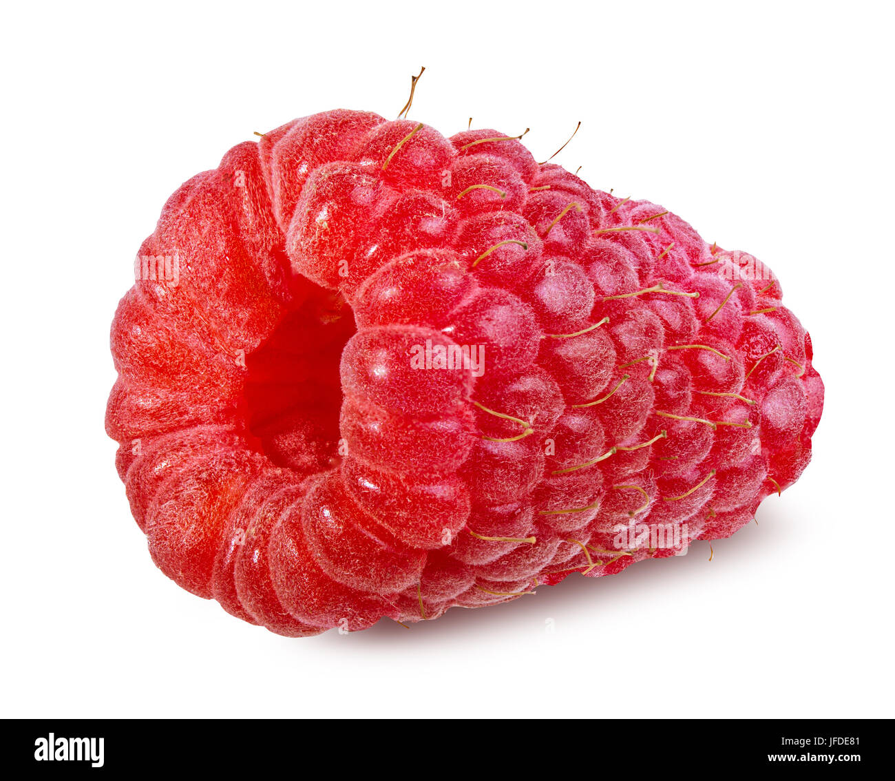 Raspberry Reference Photo Raspberry isolated on white background Stock Photo - Alamy