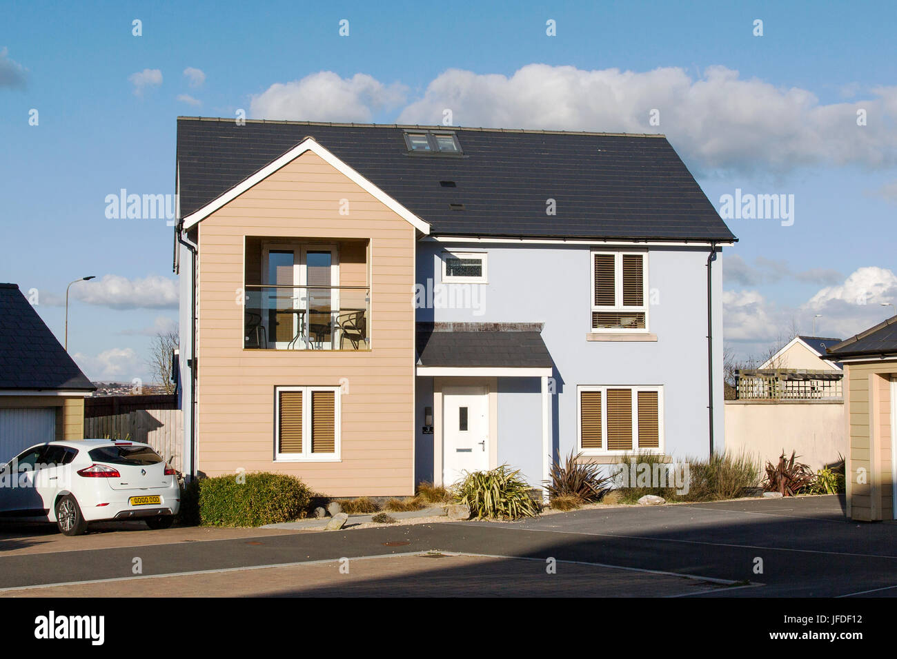 Detached Four Bedroom House Stock Photo - Alamy