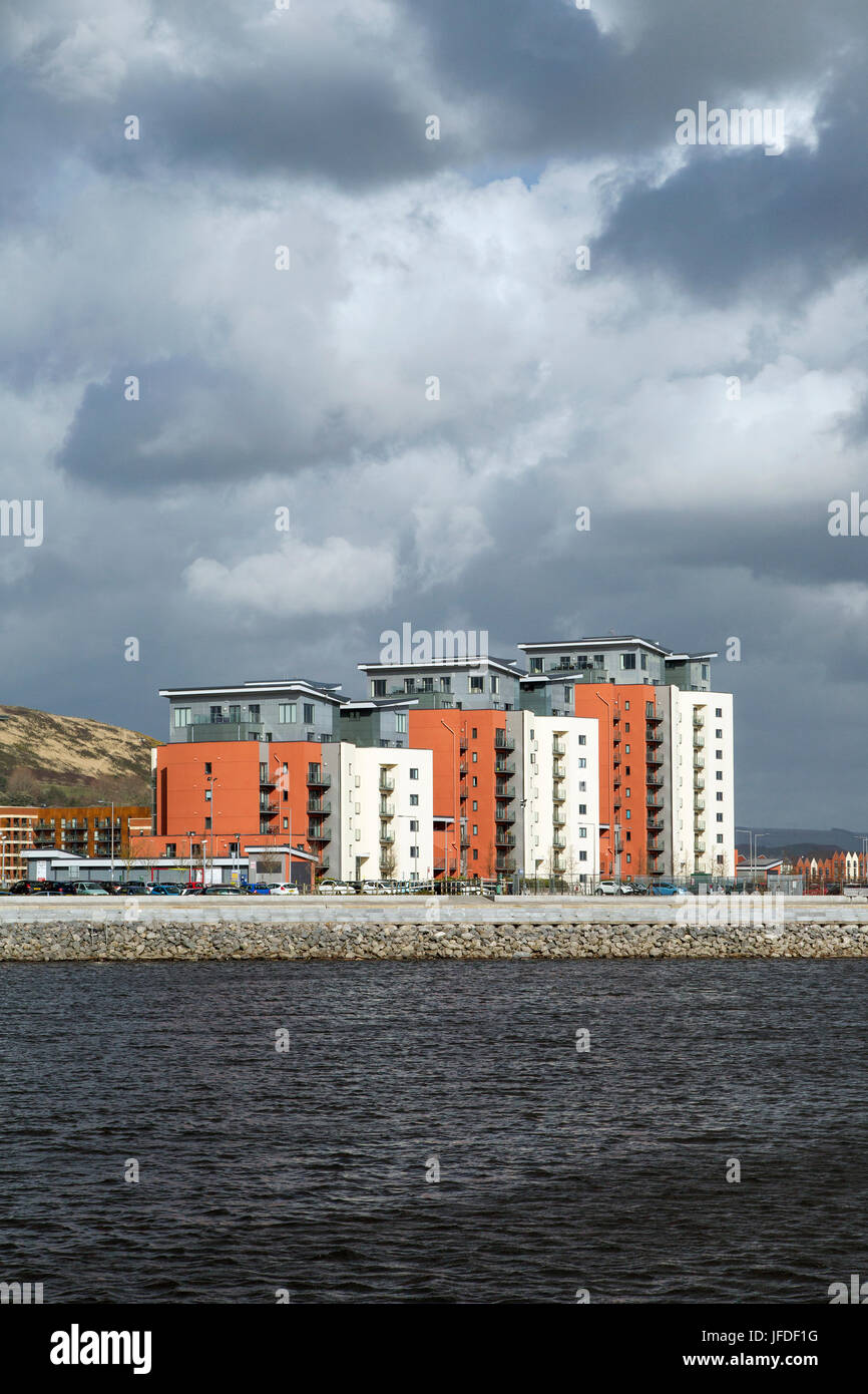 Swansea waterfront development hires stock photography and images Alamy