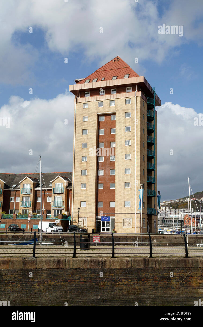 Swansea Marina SA1 Stock Photo Alamy