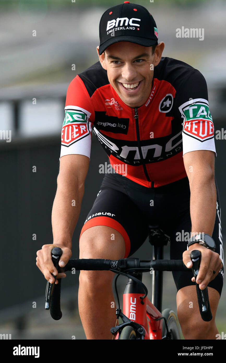 104. Tour de France, Grand Depart, Team-Presentation: Richie Porte (AUS) BMC Racing Team. Stock Photo