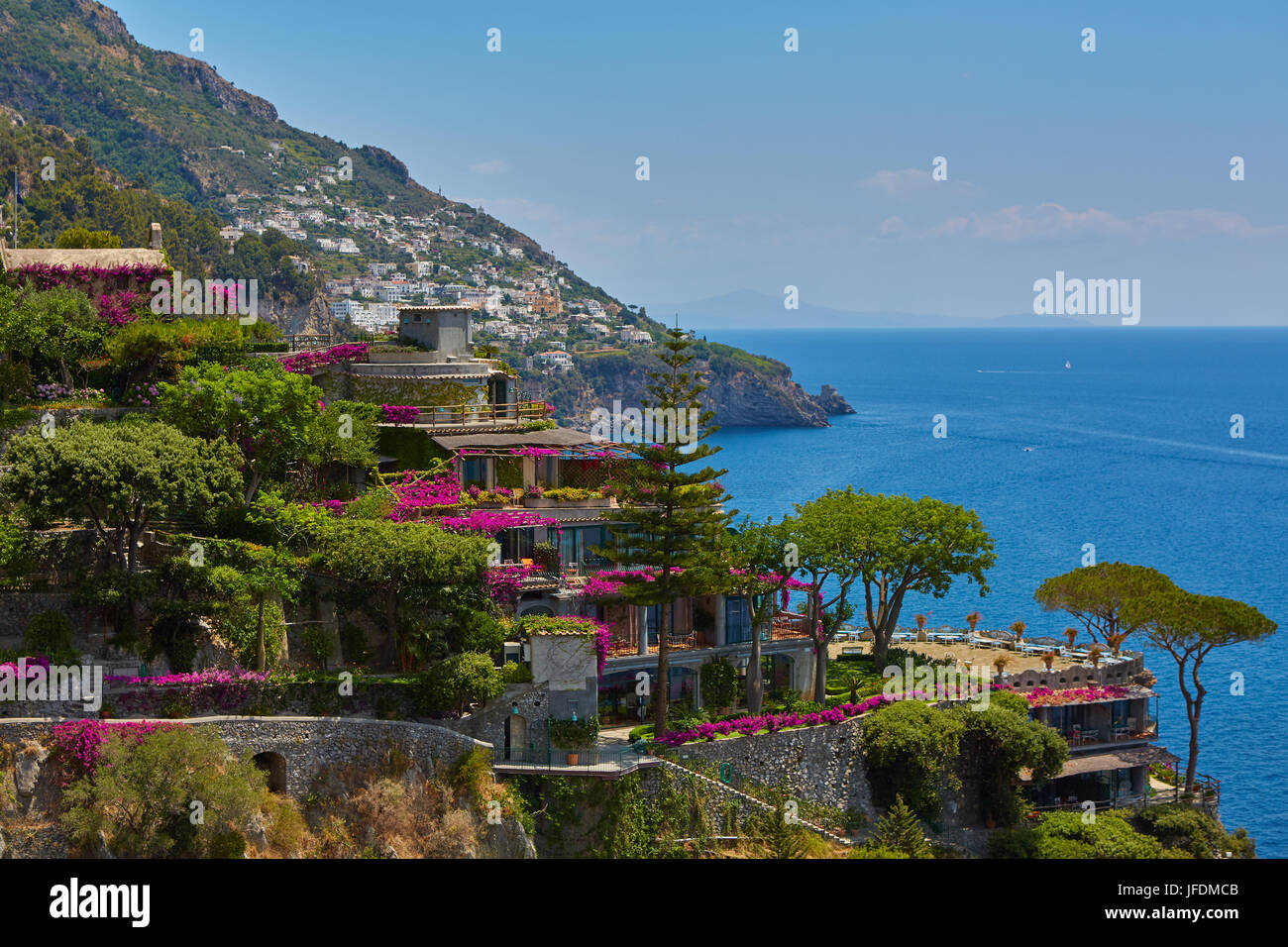 Beautiful view on Amalfi coast, Italy Stock Photo - Alamy