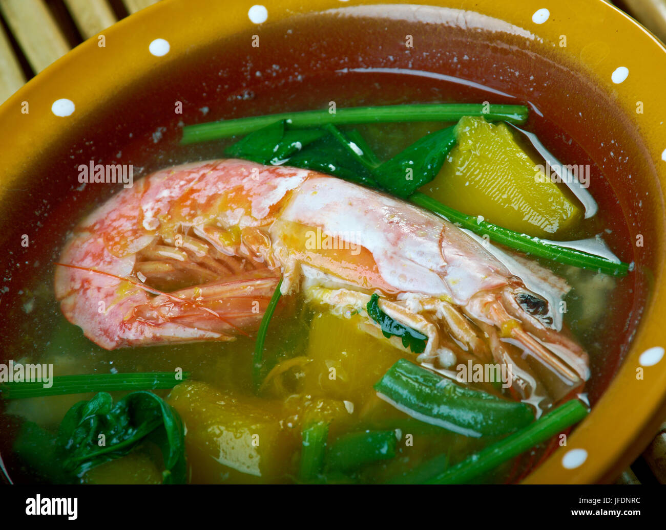 Laswa soup Stock Photo