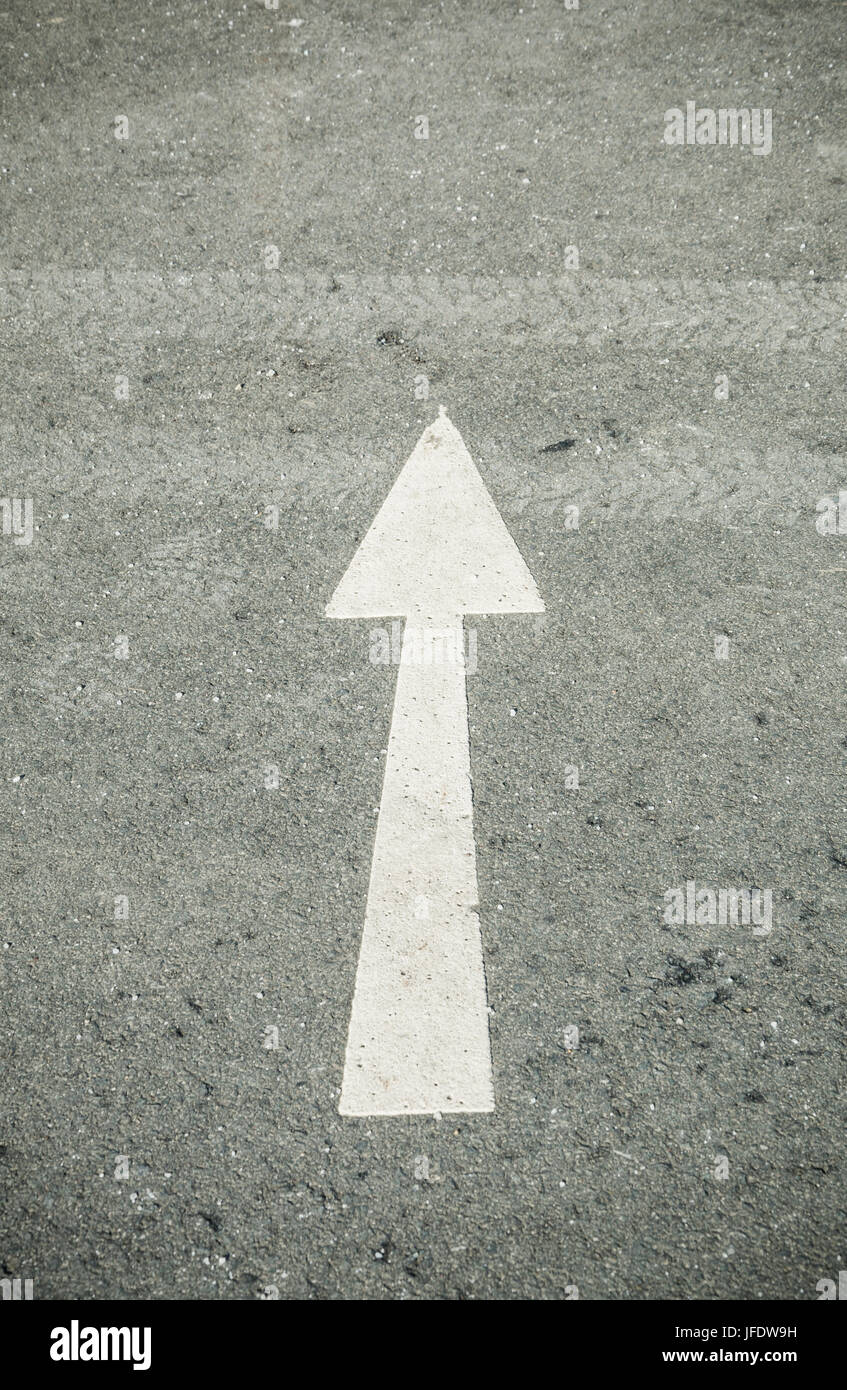 Road Marking Arrow High Resolution Stock Photography and Images Alamy
