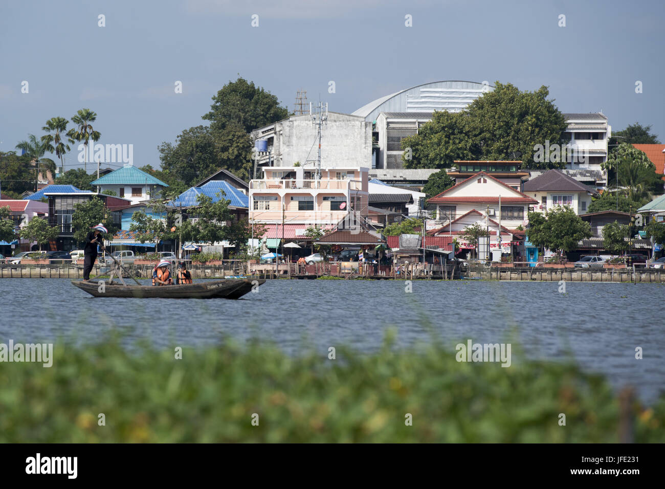 THAILAND PHAYAO LAKE CITY Stock Photo