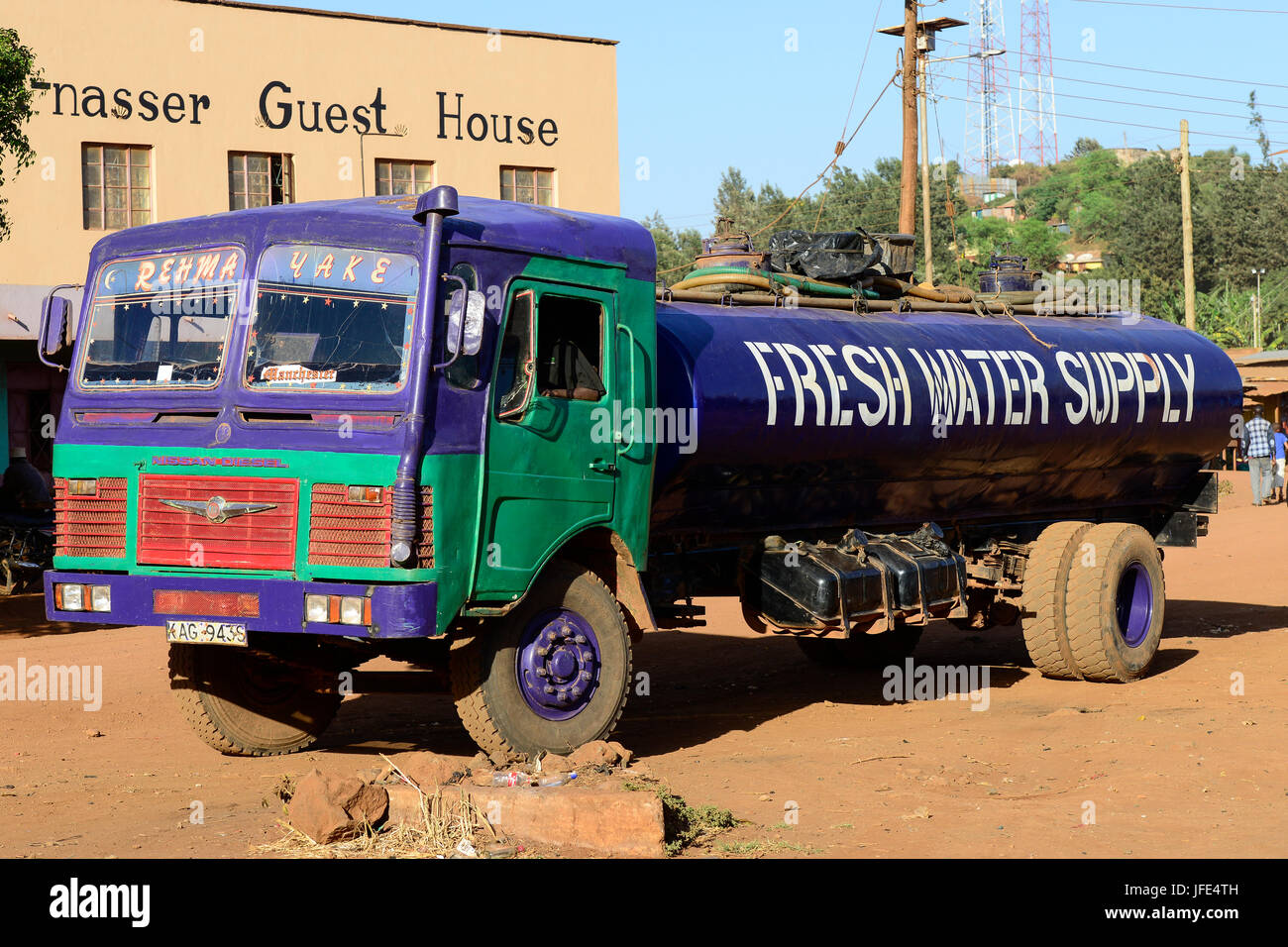 Drinking water tanker truck hires stock photography and images Alamy