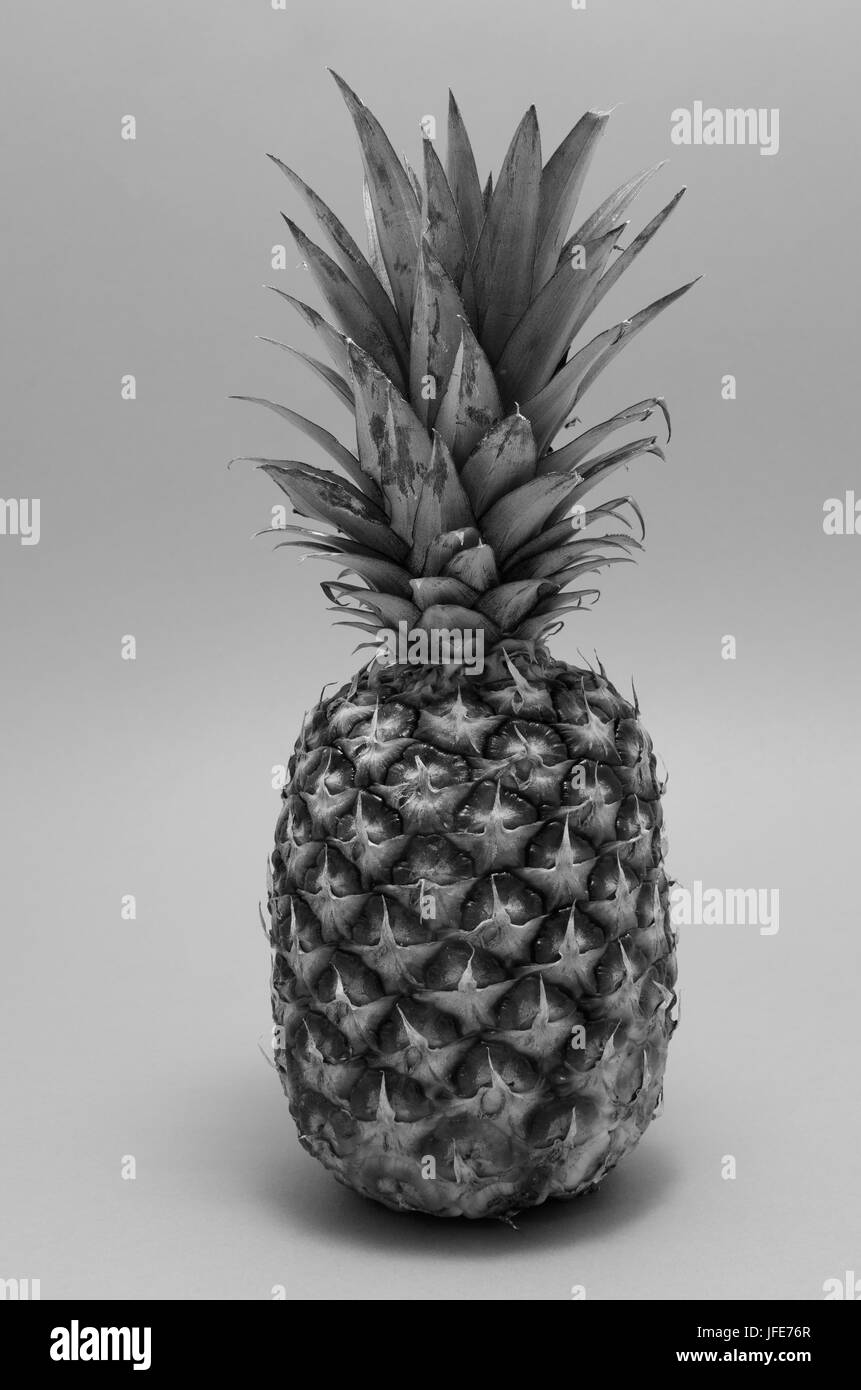 Whole pineapple Black and White Stock Photos & Images - Alamy