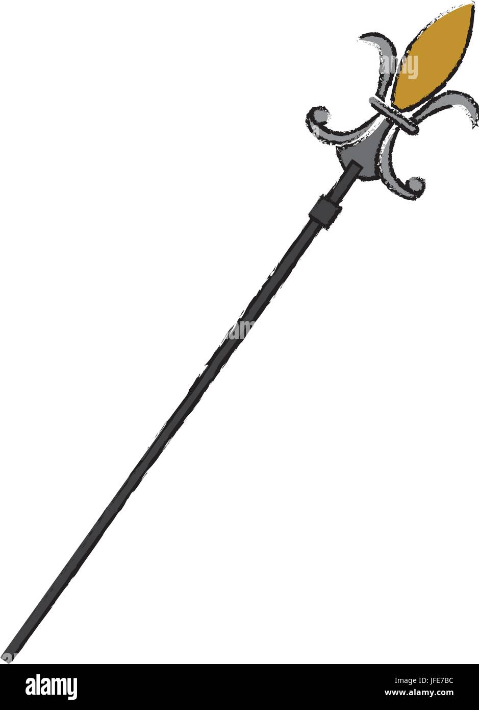 medieval vintage spear elegant design Stock Vector Image & Art - Alamy