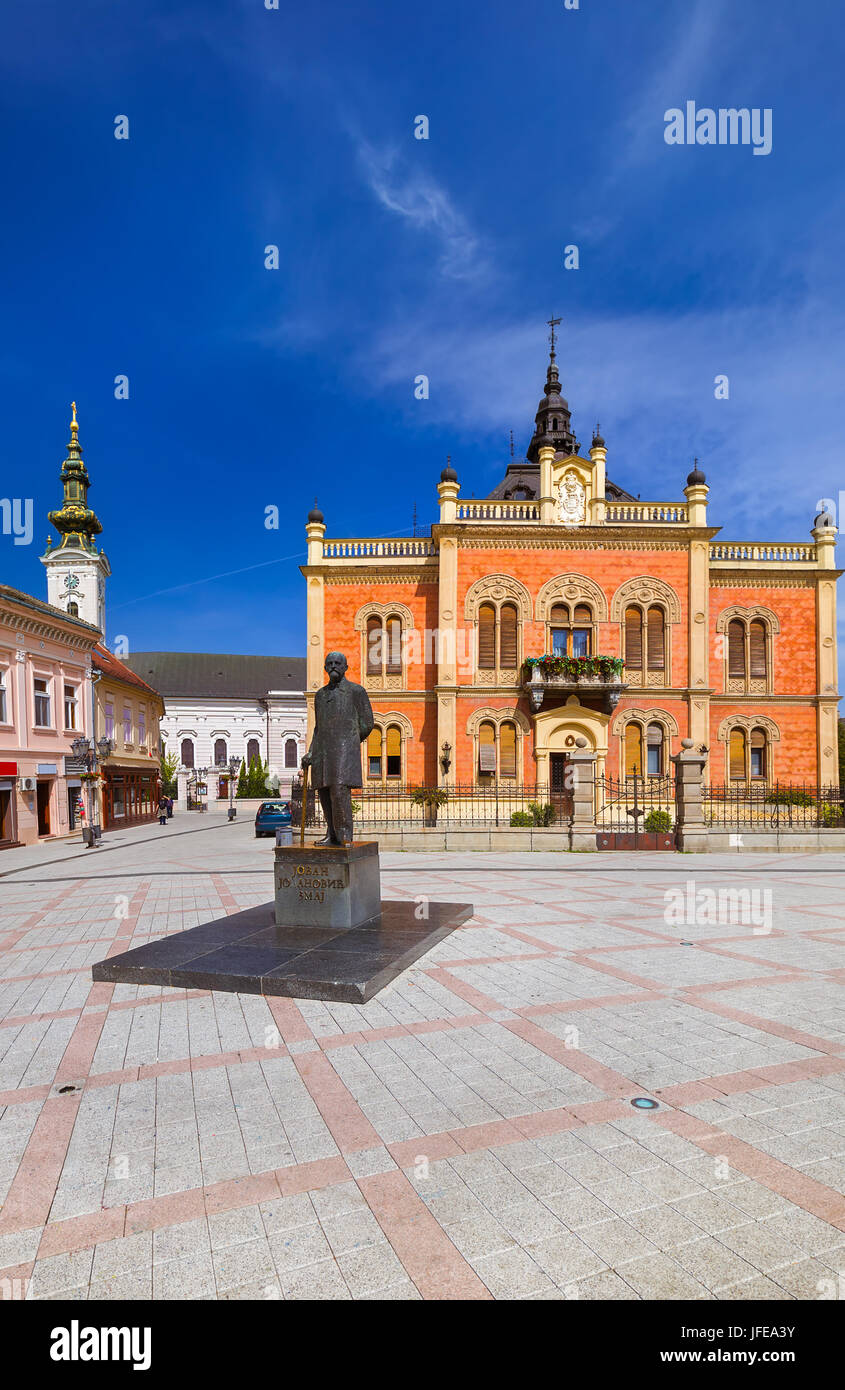 Old town in Novi Sad - Serbia Stock Photo