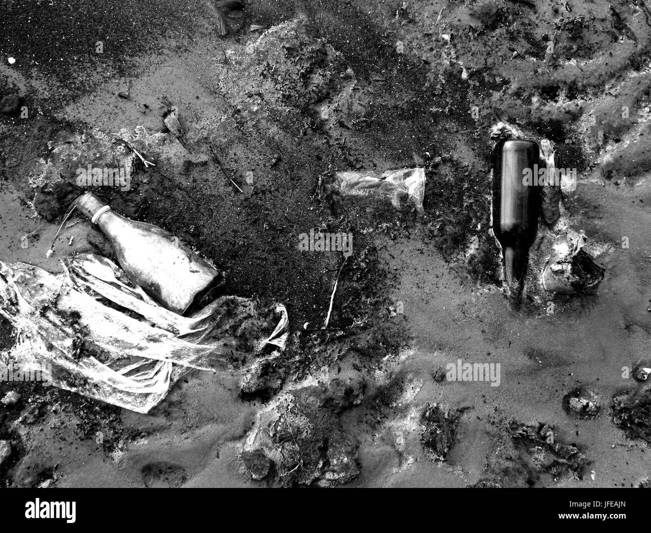 Sewage wastes Black and White Stock Photos & Images - Alamy