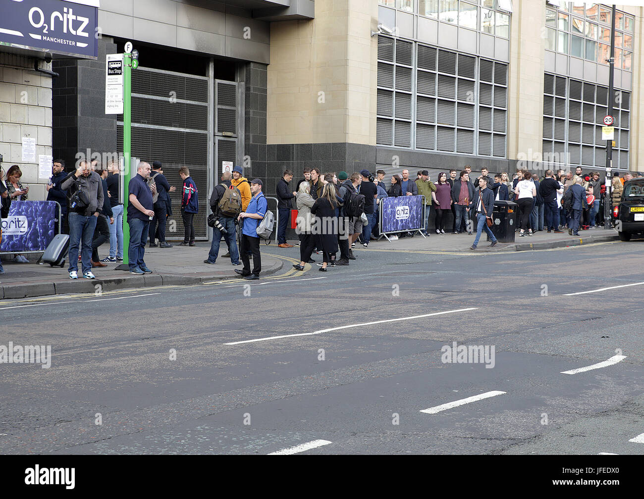 Fans Waiting for Liam Gallaghers Show at Manchester O2 Ritz - 23-05 ...