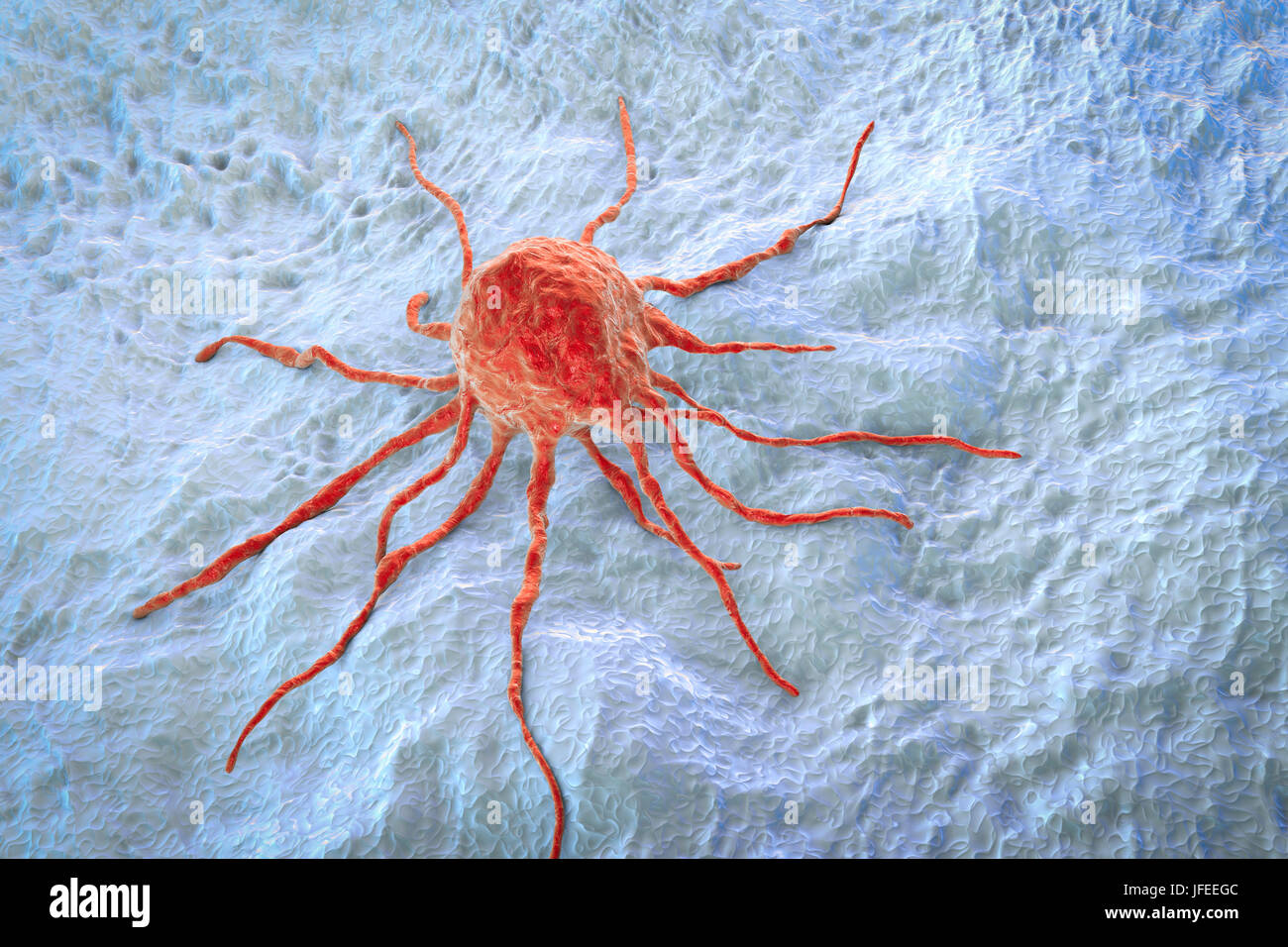 Cancer cell, computer illustration Stock Photo - Alamy