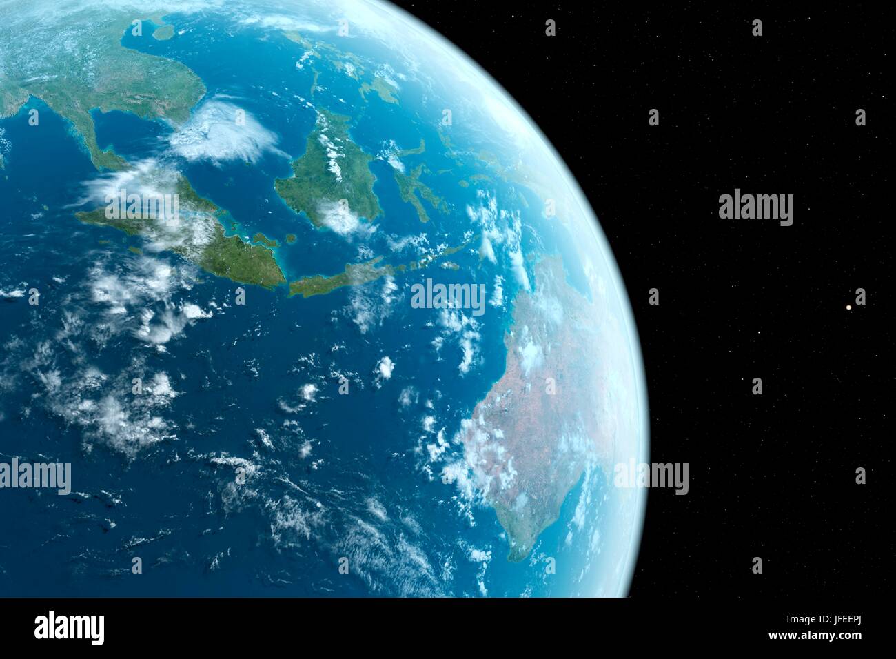 Planet Earth, illustration. Stock Photo