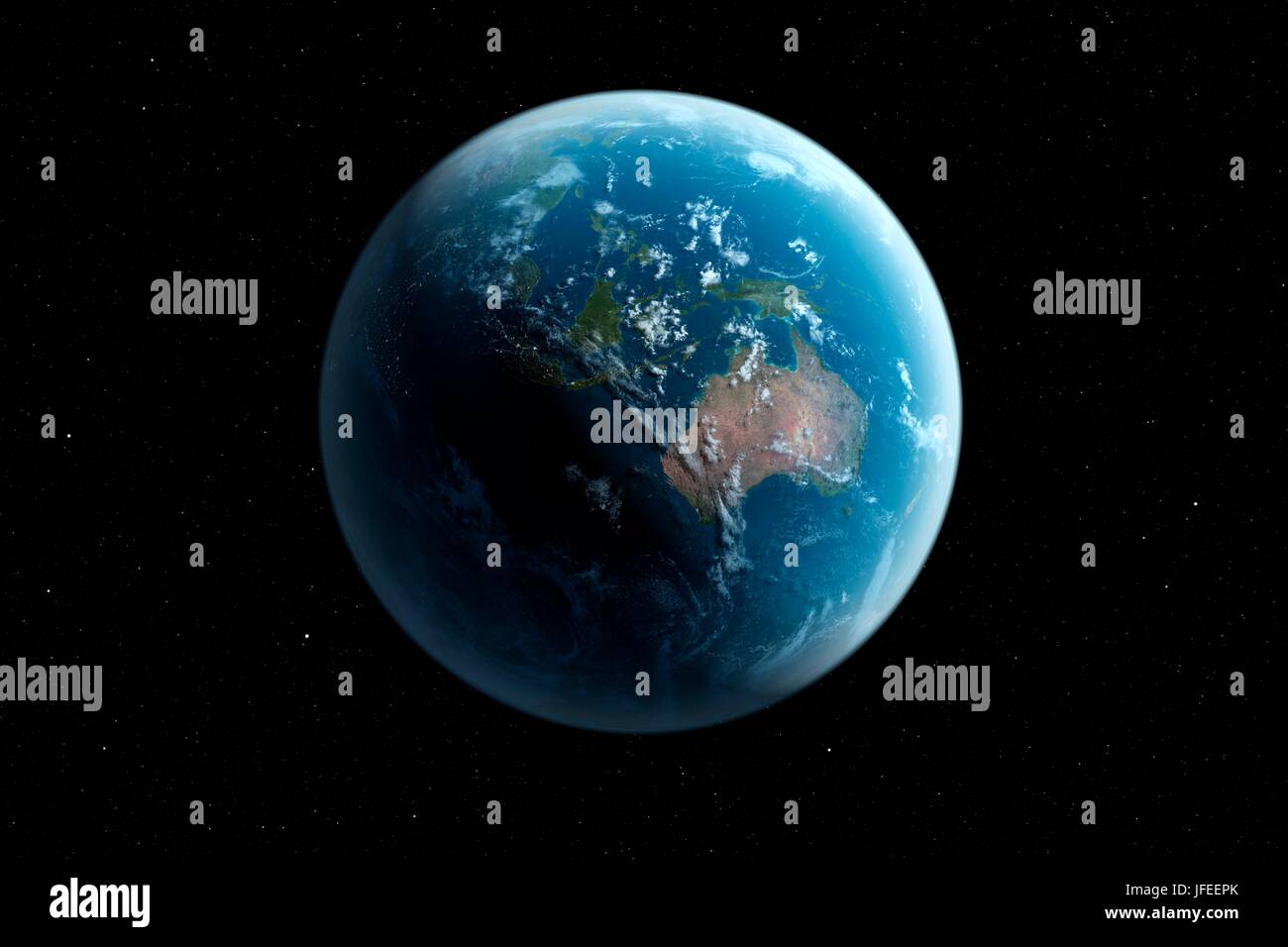 Planet Earth, illustration. Stock Photo