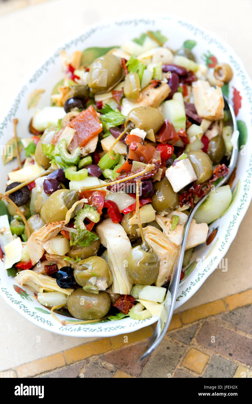 Greek salad, Stock Photo