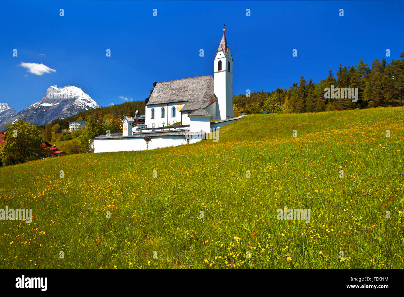 Austria, Tyrol, Seefeld, Mösern Stock Photo